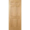 Oak Regency 6 Panel Pre-Finished Internal Door - 1981mm x 610mm