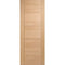 Oak Vancouver 5 Panel Pre-Finished Solid Internal Fire Door FD30 - 2032mm x 813mm