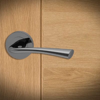 Oder BNP Lever / Round Rose Fire Door Pack