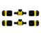Cost Wise Snap On Male-Male In Line Valve Kit Yellow/Black