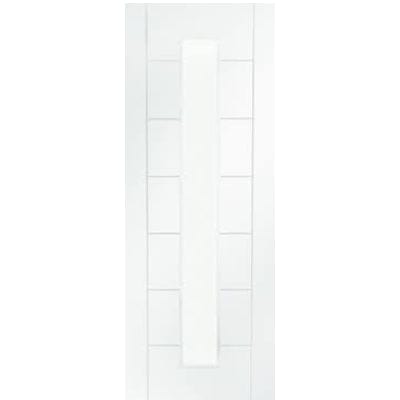 Palermo 1 Light Internal White Primed Door with Clear Glass