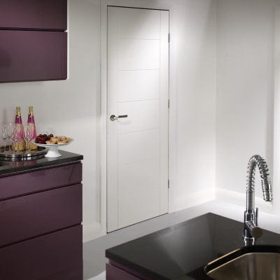 Palermo Internal White Primed Fire Door