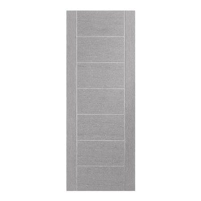 Palermo Pre-Finished Light Grey Fire Door