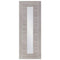 White Grey Palermo Internal Laminate Clear Glass Door