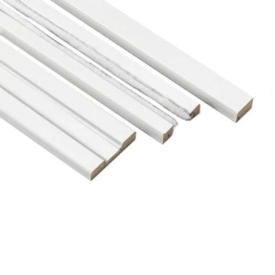 White Primed Single Pocket Door Kit