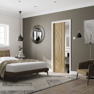 Simultaneous Action Kit For Pocket Door