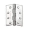 Polished Stainless Steel Butt Hinge - 4" x 3" x 3mm (Pack of 3)