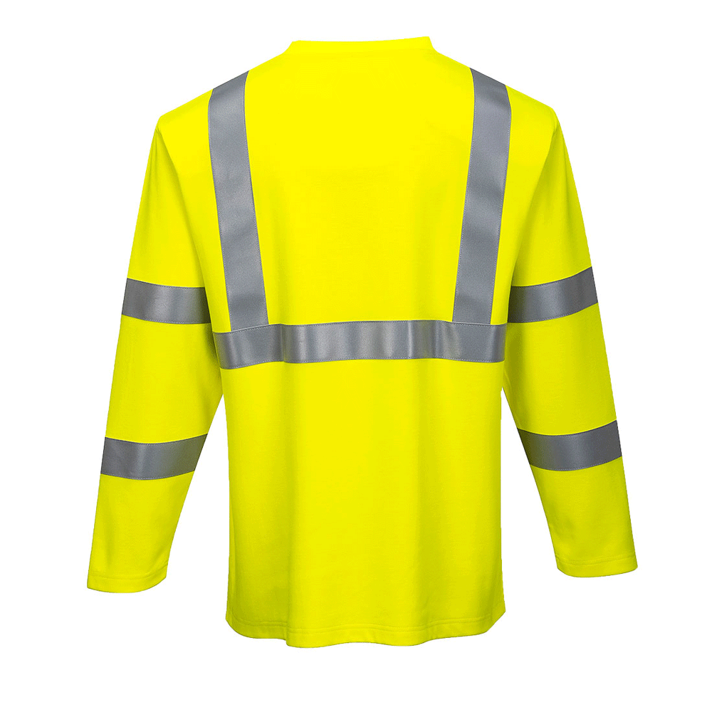 Portwest FR96 FR Hi-Vis Long Sleeve T-Shirt