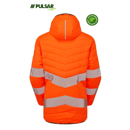 Pulsar Life LFE913 GRS Reversible Hi-Vis Puffer Jacket