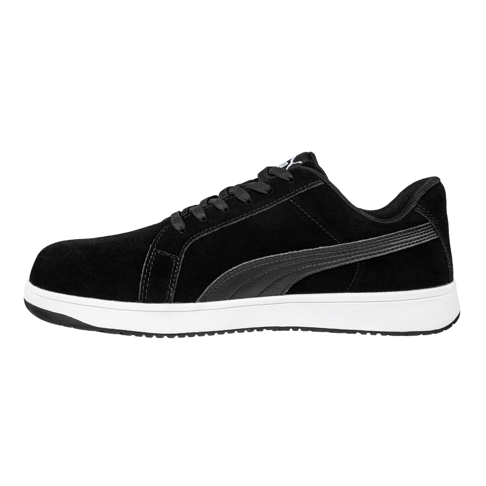 Puma Iconic Low S1PL ESD FO HRO SR Safety Work Trainer Shoe Black / UK 5