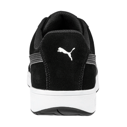 Puma Iconic Low S1PL ESD FO HRO SR Safety Work Trainer Shoe Black / UK 5