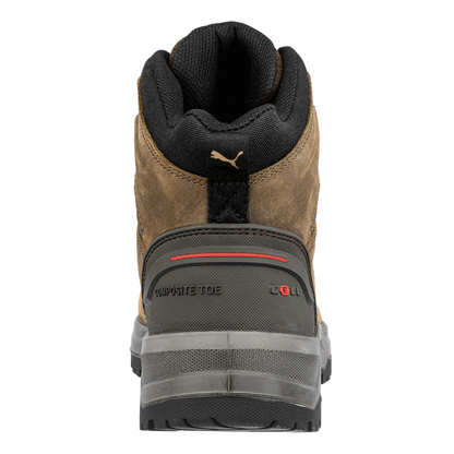 Puma Iron HD Brown Mid Safety Work Boot S3S FO SR