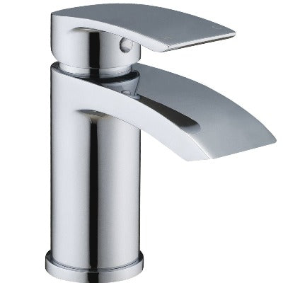 Pure Chrome Basin Mixer Tap w/ Click-Clack Waste - All Sizes