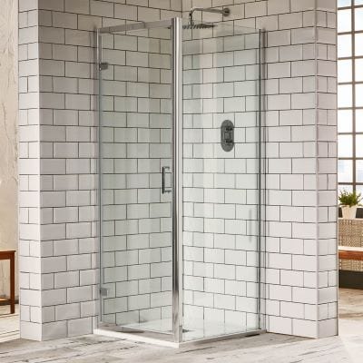 Purity Hinged Shower Door w/ Outwards Pivot Opening
