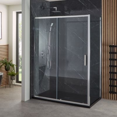 Purity Sliding Shower Door w/ Chrome Handle