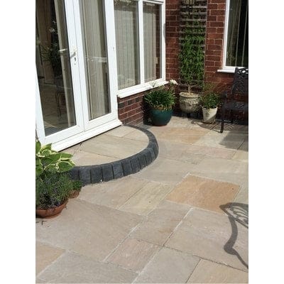 Indian Sandstone Patio Pack Kandla Grey (60 Slabs - 18.97m2 per Pack) - All Colours