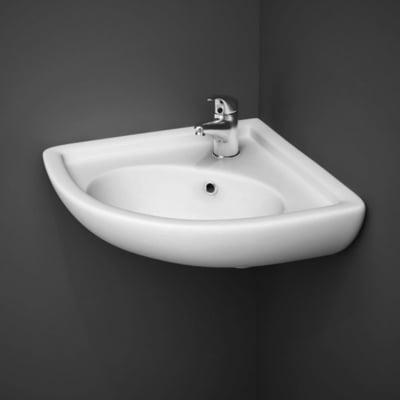 Corner Basin in Alpine White - All Styles