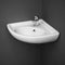 Corner Basin in Alpine White - All Styles