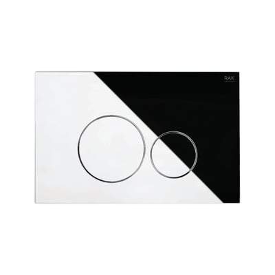 Polished Chrome Flush Plate with Chrome Push Plates - All Styles
