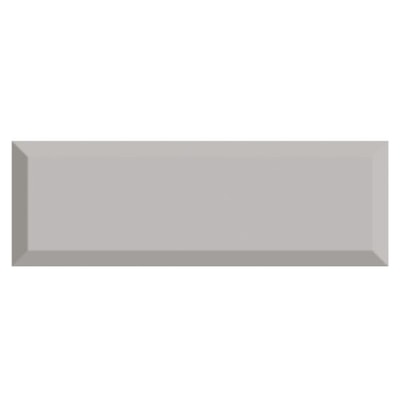 Subway Light Grey Bevel Décor - All Sizes