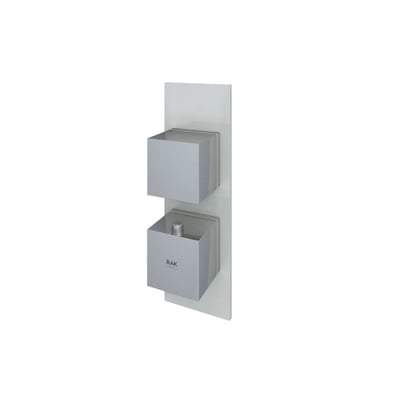 Square Single Outlet Thermostatic Concealed Shower Valve - All Colours