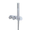 Round Horizontal Dual Outlet Thermostatic Concealed Shower Valve with Wall Outlet