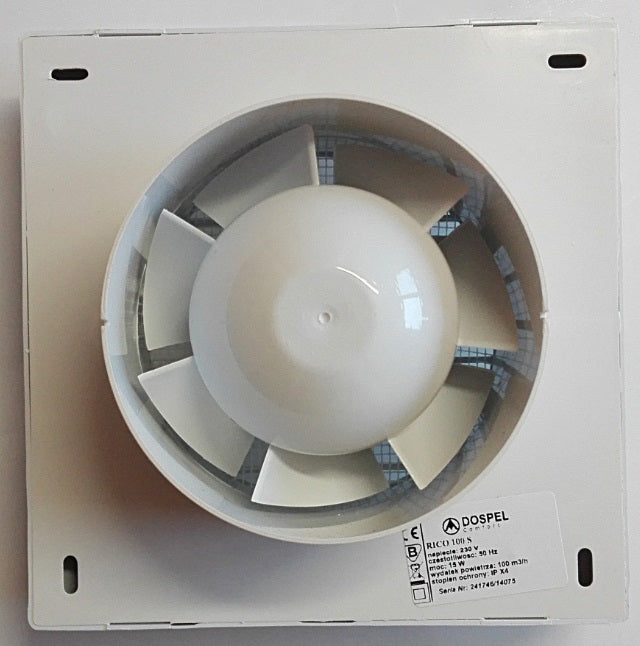 Rico Bathroom Fan 120mm Model with a Timer Switch