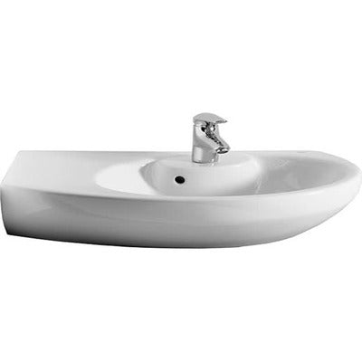 Senso Compact 680mm Corner Basin - 1 Tap Hole