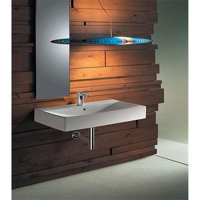 Diverta Wall-Hung Or Over Countertop 1 Tap Hole Basin