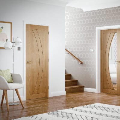 Salerno Pre-Finished Internal Oak Fire Door