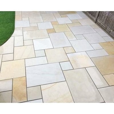 Indian Sandstone Patio Pack Kandla Grey (60 Slabs - 18.97m2 per Pack) - All Colours