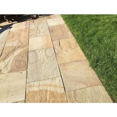 Indian Sandstone Patio Pack Kandla Grey (60 Slabs - 18.97m2 per Pack) - All Colours