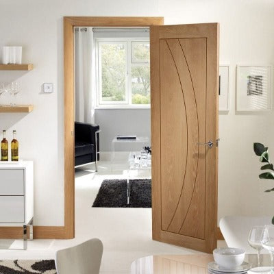 Salerno Internal Oak Fire Door - All Sizes
