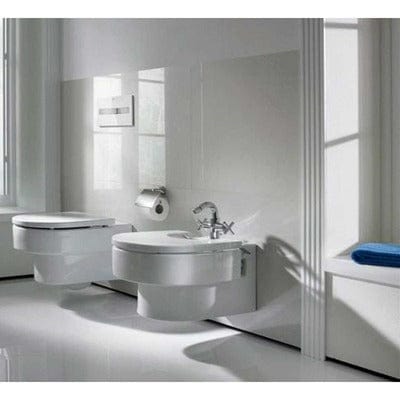 Loft Chrome Bidet Mixer Tap With Pop-Up Waste