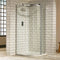Sphere Curved Quadrant Shower Enclosure w/  Cut-Out Top Panel  & 1 Sliding Door