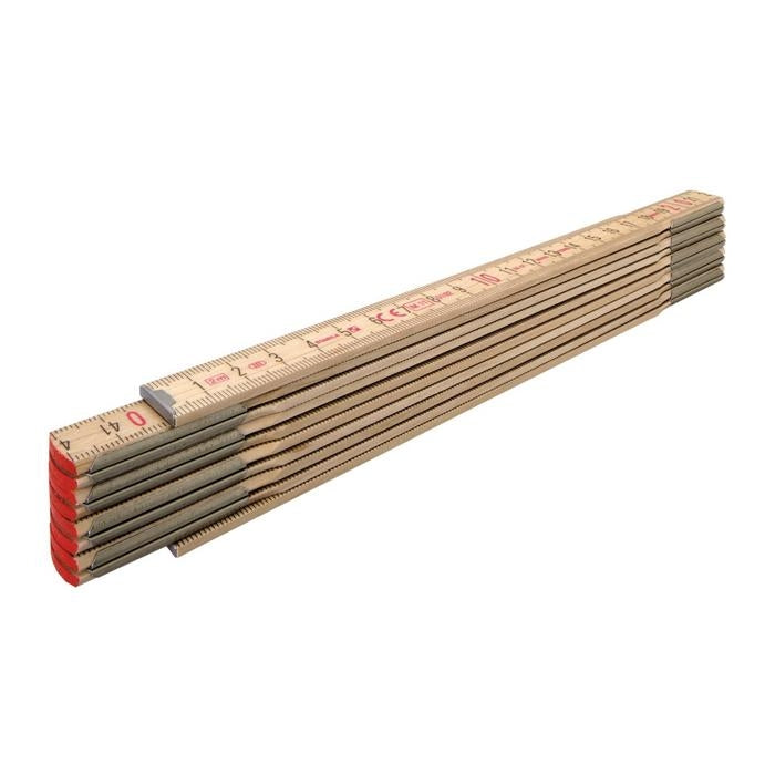 Stabila 18214 Type 607 N-S wooden folding rule, 2 m
