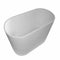 Mini Cusco Solid Surface Freestanding Double Ended Bath - 1550 x 750mm