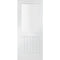 Suffolk Internal White Primed Door with Clear Glass
