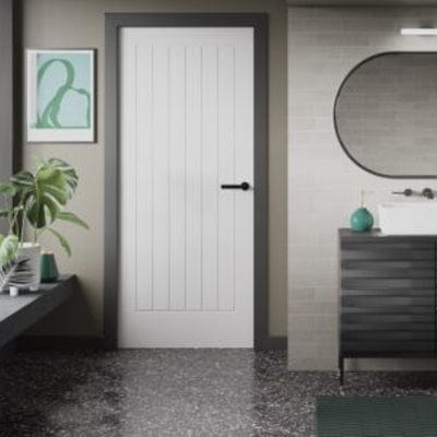Suffolk Internal White Primed Door