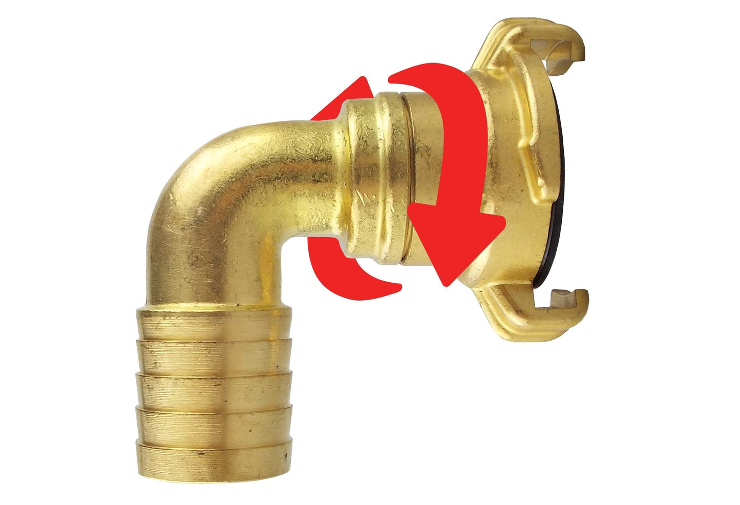 Claw Brass - Swivel Elbow 1" Hose