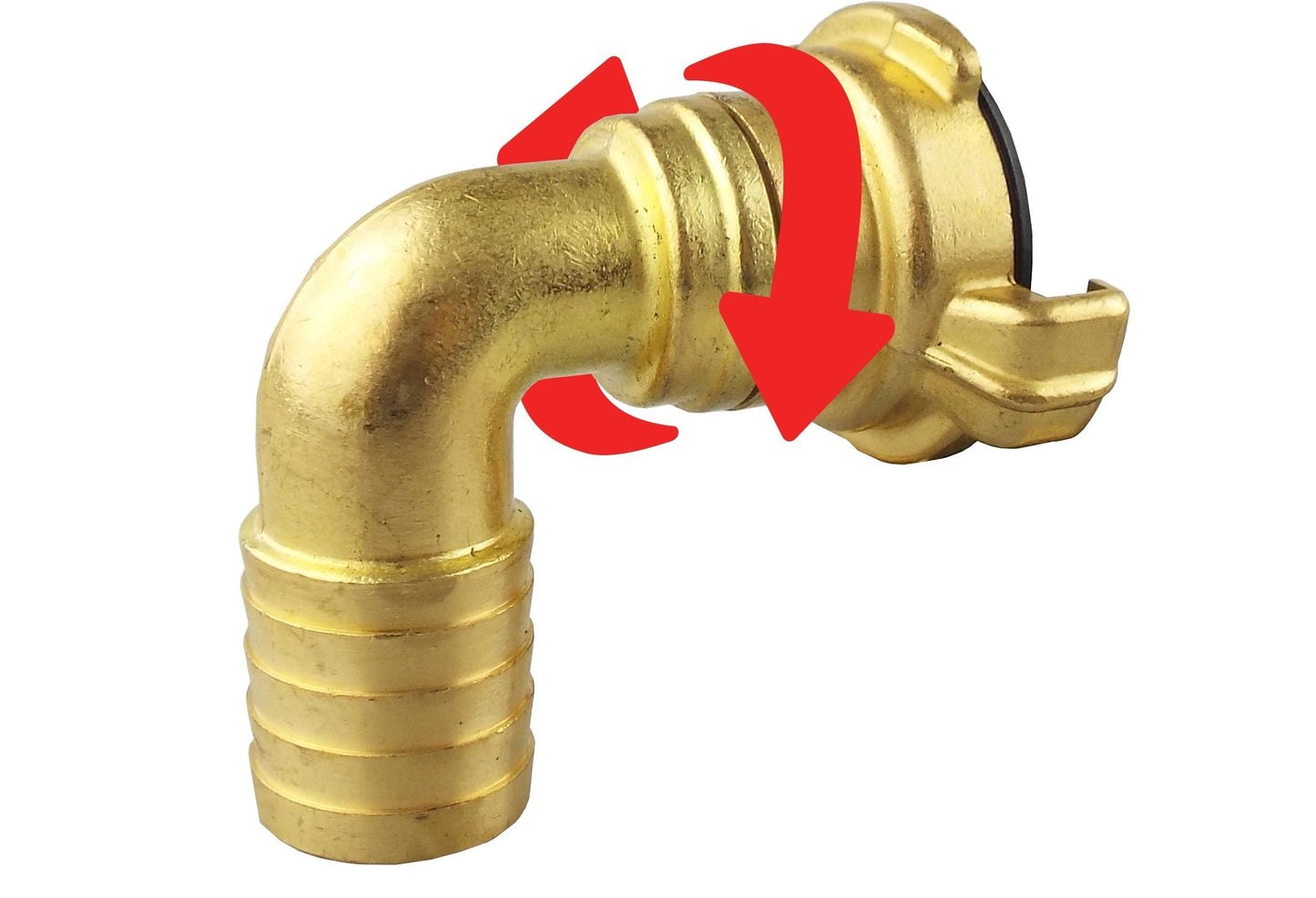 Claw Brass - Swivel Elbow 3/4" Hose