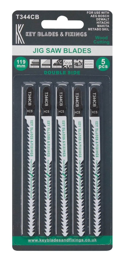 T344CB Double sided Jigsaw Blades - 1211