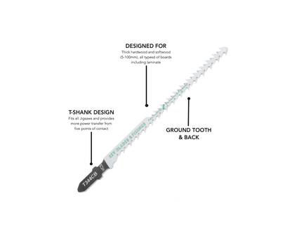 T344CB Double sided Jigsaw Blades - 1211
