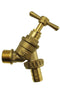 Garden Bib Tap Brass 3/4" BSPM Inlet 3/4" Barb
