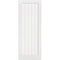 Moulded Textured Vertical White Primed 1 Glazed Clear With Frosted Lines Light Panel - All Sizes