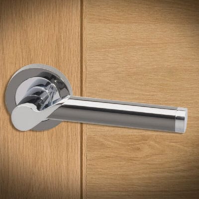 Timis Bathroom Door Handle Pack With Lock
