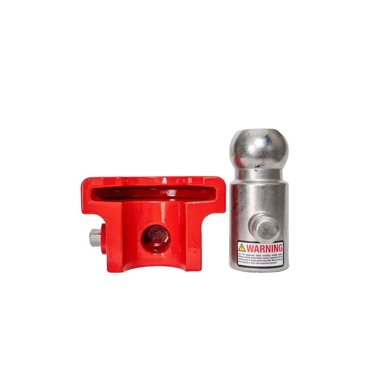 Trailer Hitch Lock With Two And Five Sixteenth Inch Ball And Ring Security For Trailers And Caravans