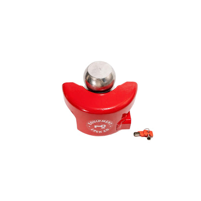Trailer Hitch Lock With Two And Five Sixteenth Inch Ball And Ring Security For Trailers And Caravans