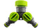 Double Tap Connector with Valves Lime