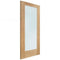 Pattern 10 Pre-Finished Internal Oak Door with Obscure Glass - All Sizes